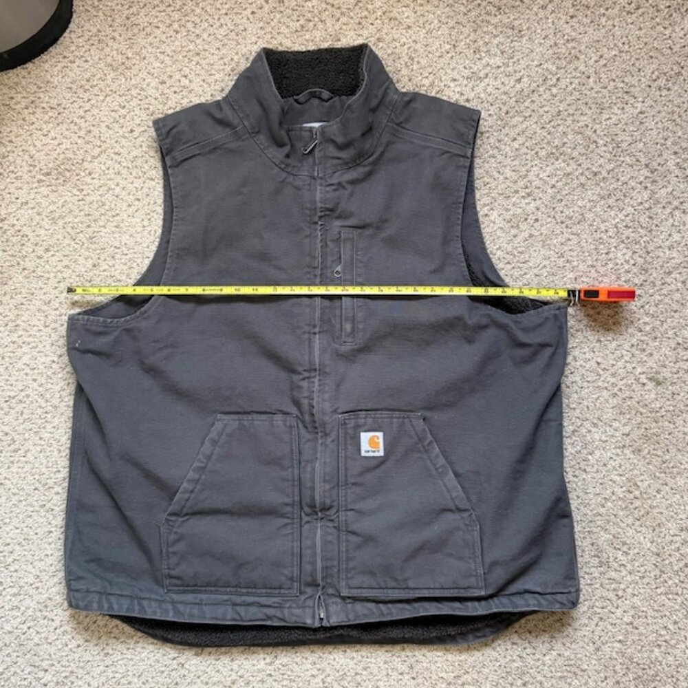 Carhartt Heavyweight Lined Vest Mens 2XL Tall